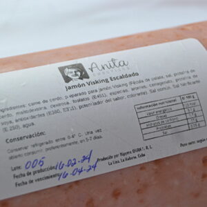 Embutido de jamón premium Anita. Fabricado en Cuba. Calidad artesana. Tienda online ococan.